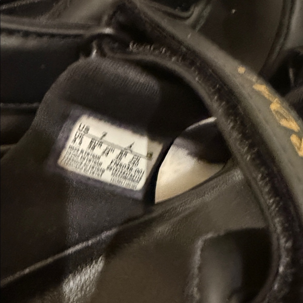 Jordan Black Sandals with Gold Logo - Picture 3 of 7